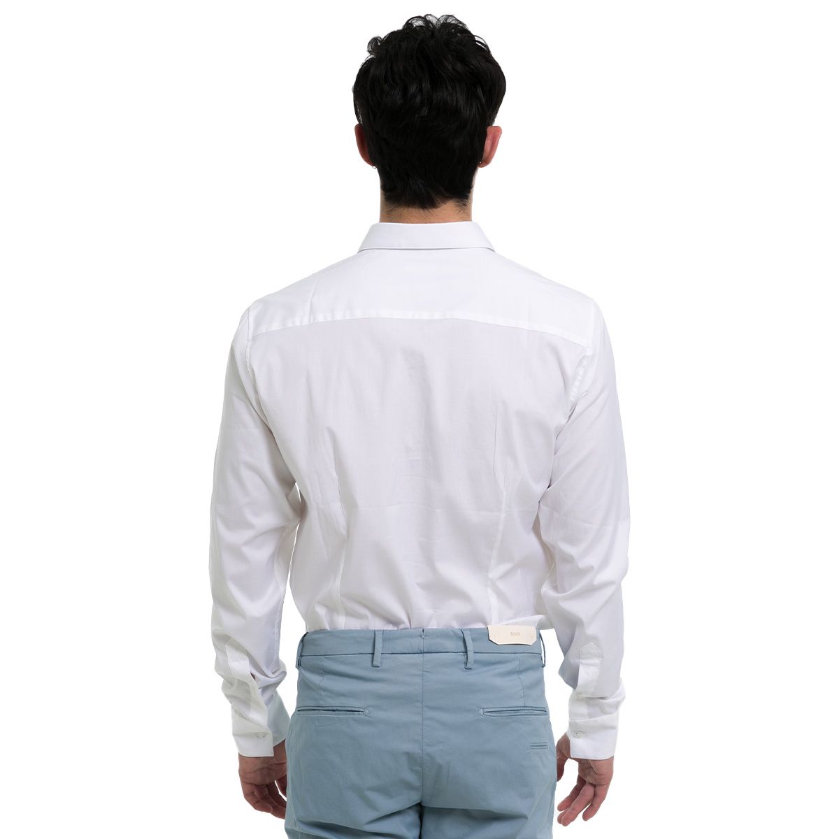 Logo Buttoned White Shirt