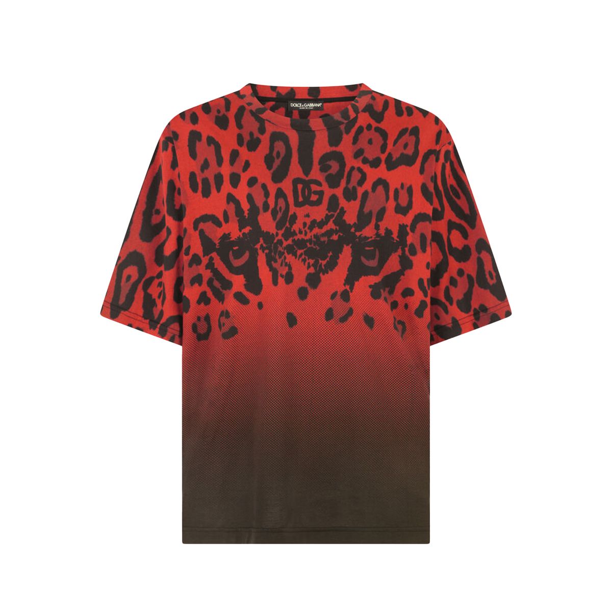 Leopard-Print Cotton T-Shirt