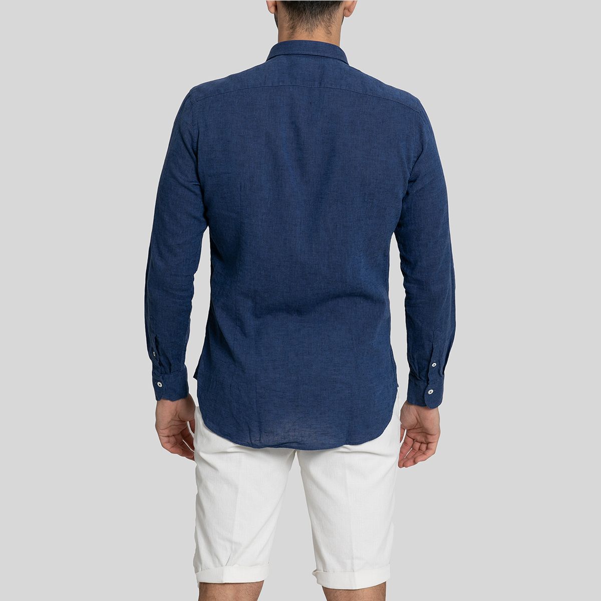 Blue Lino Shirt / Mircam