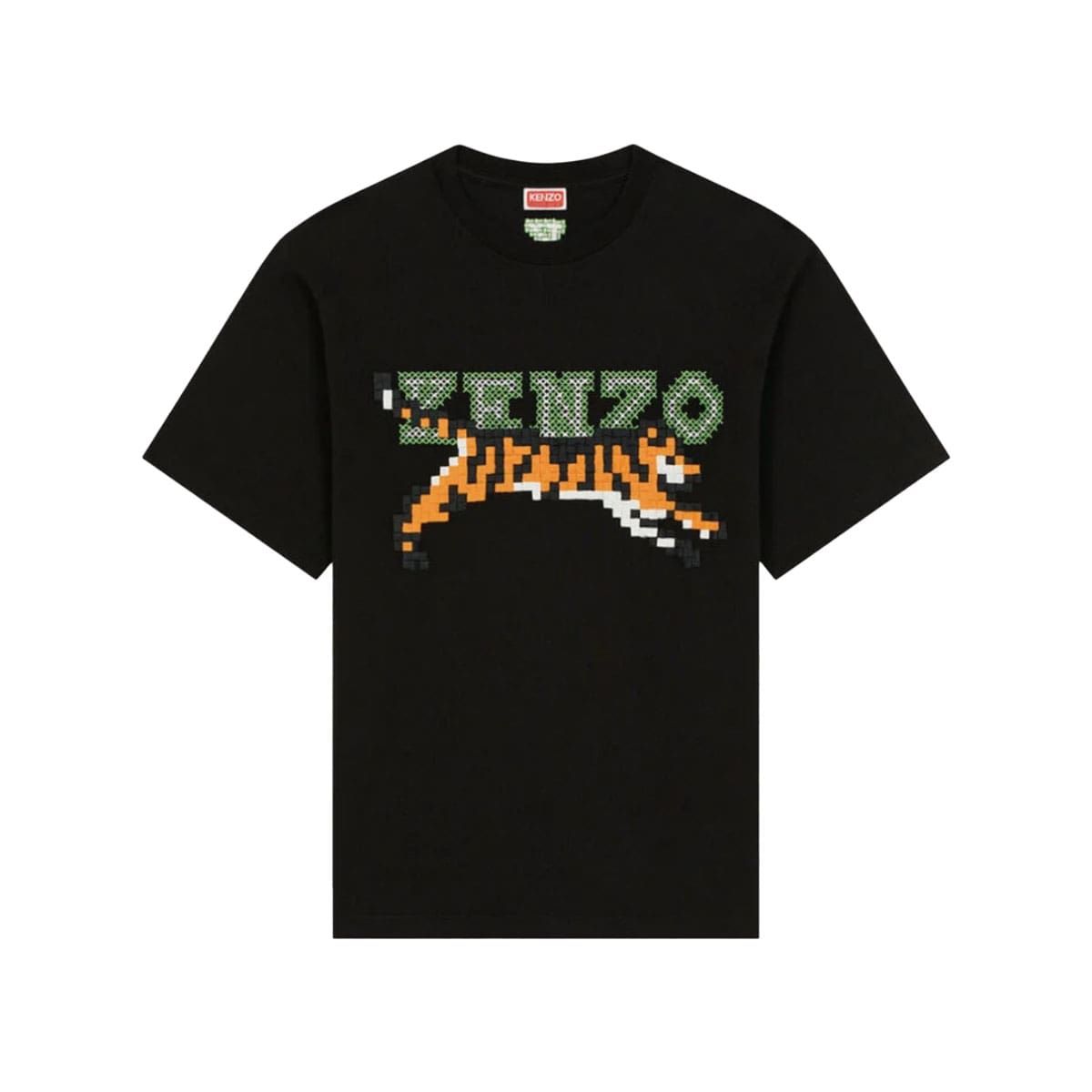 Tiger Pixel Oversized T-Shirt