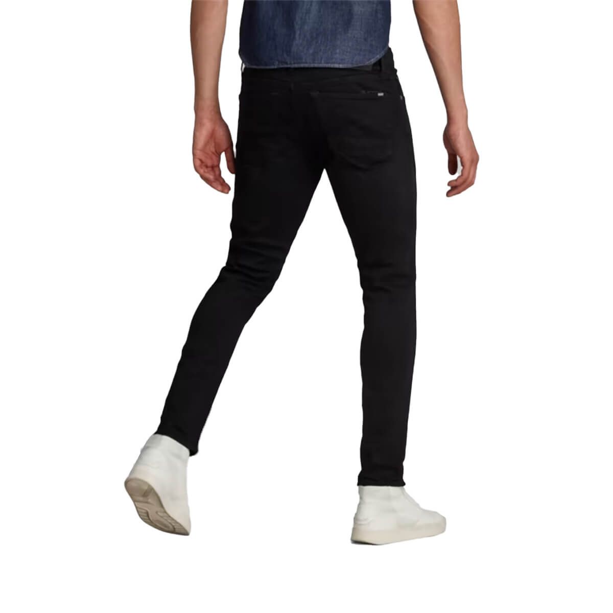 3301 Pitch Black Superstretch Jeans