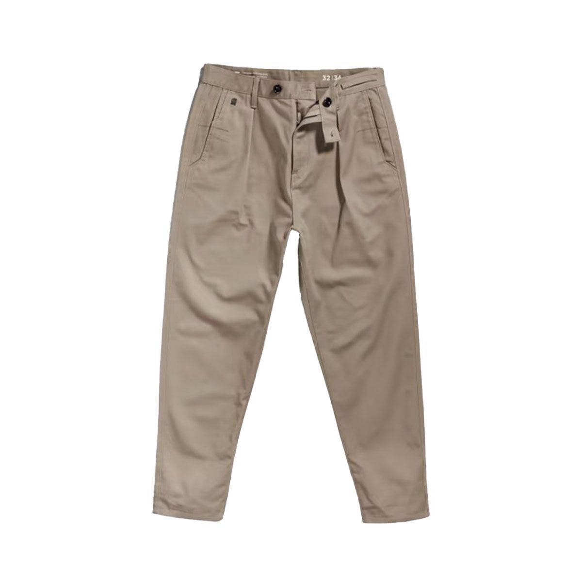 Beige Worker Chino Trousers