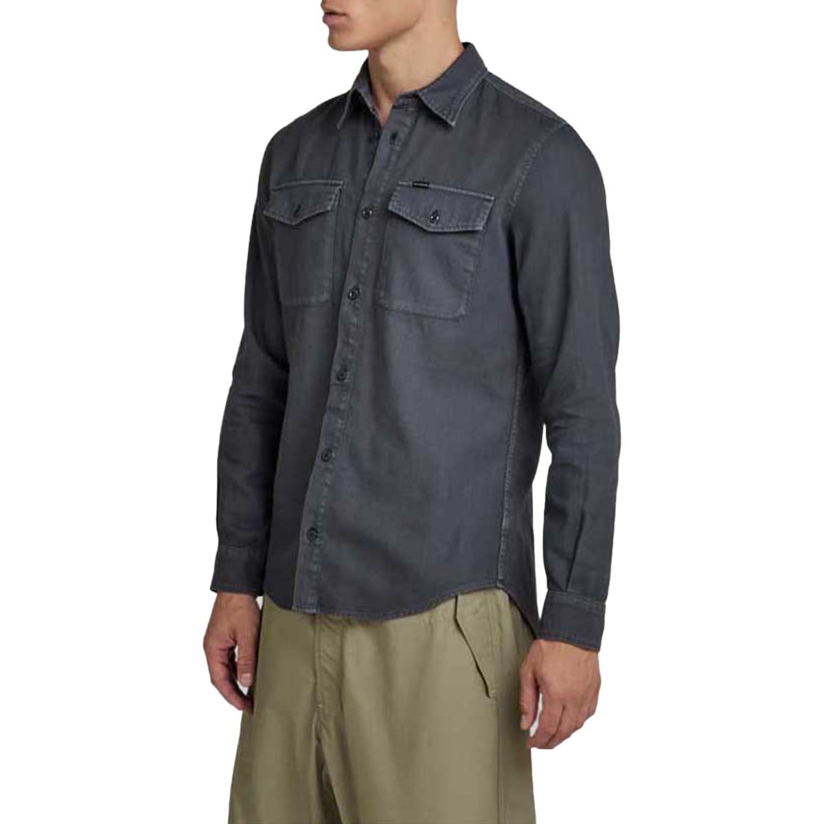 Marine Slim Long Sleeve Shirt