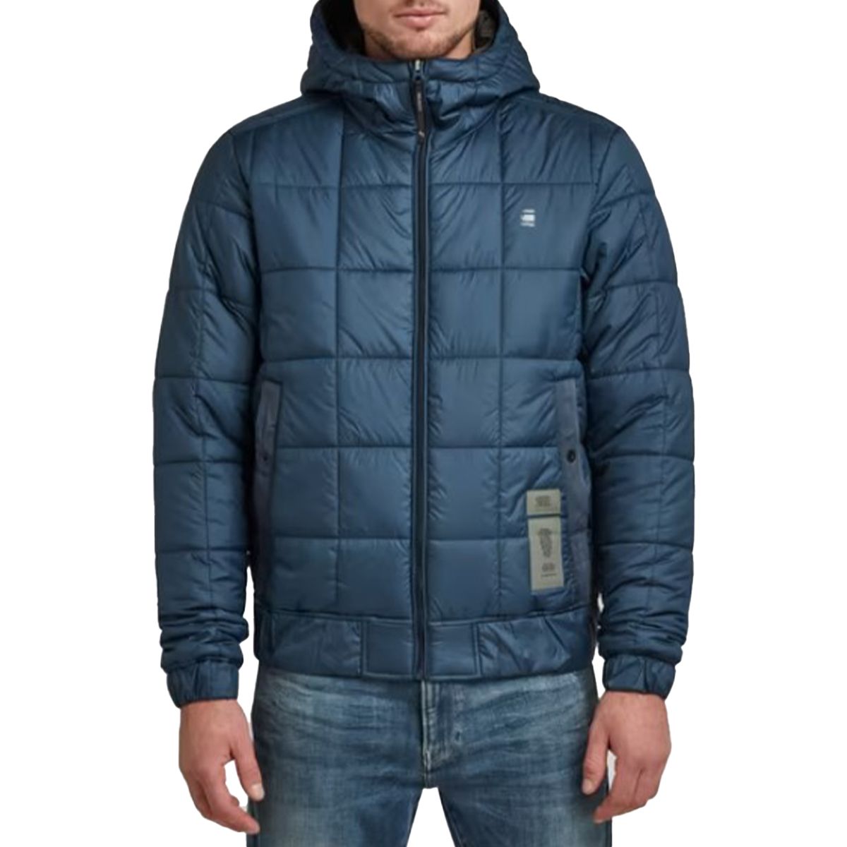 Meefic Square Quilted Hooded Jacket