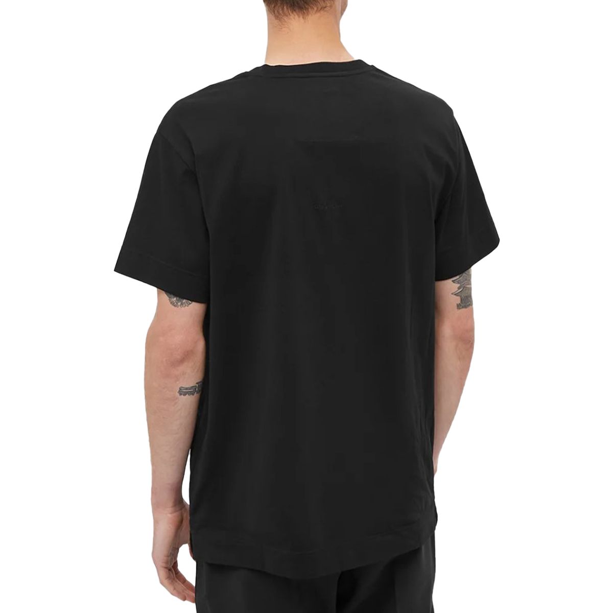4G Embroidered Black T-Shirt