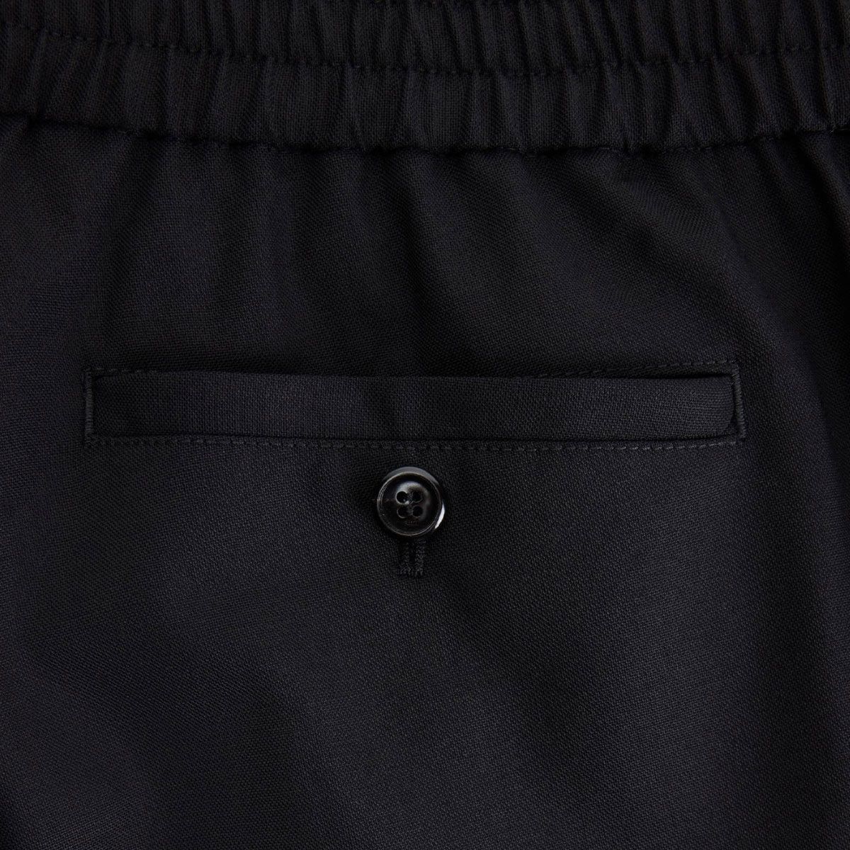 Fit Trousers In Black