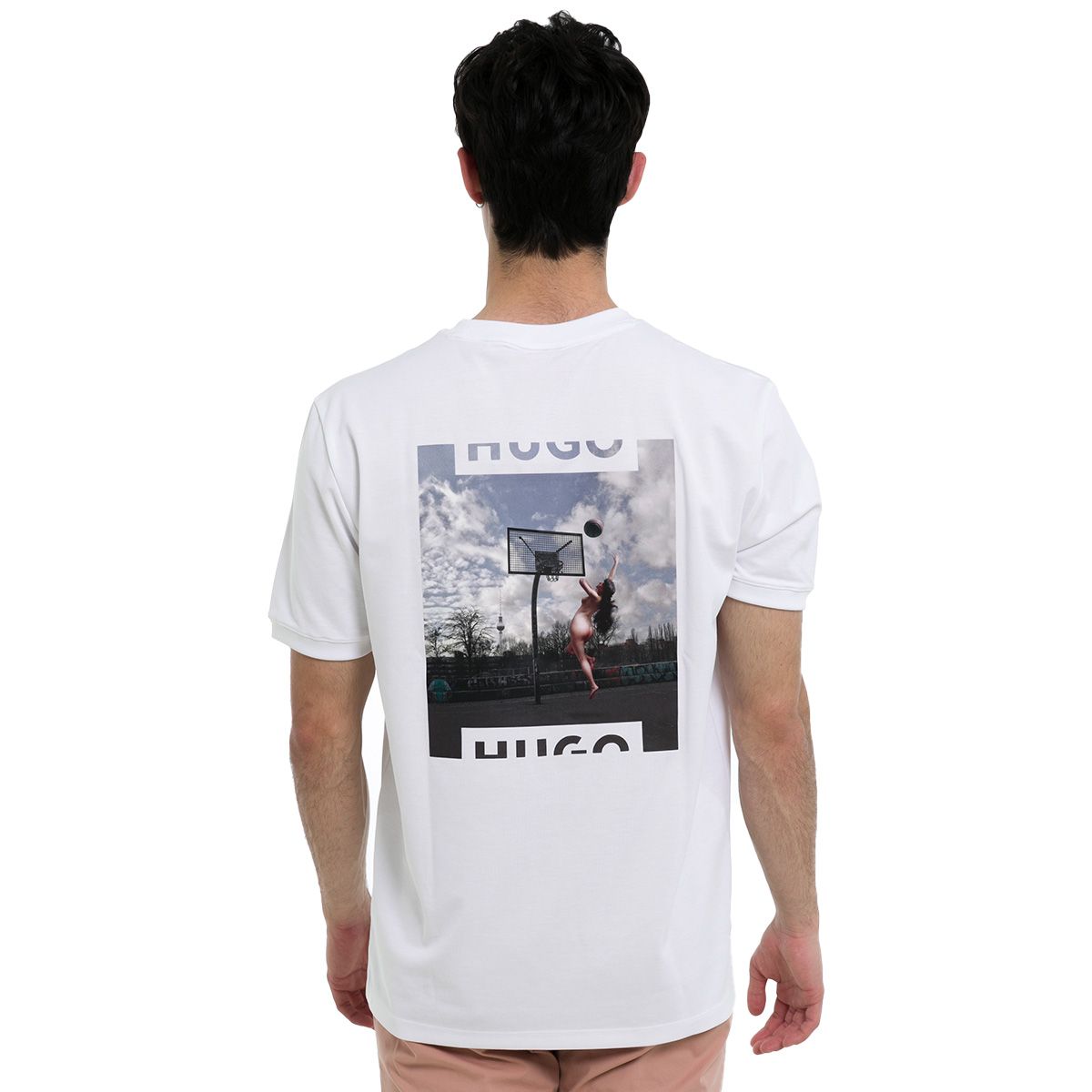 Graphic Print T-Shirt/White