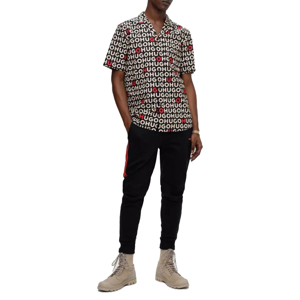 Relaxed-Fit Logo Print Shirt