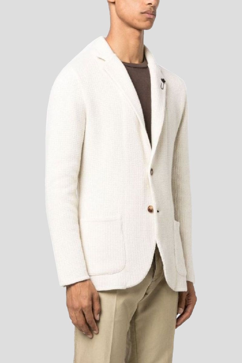 Jersey Jacket In White