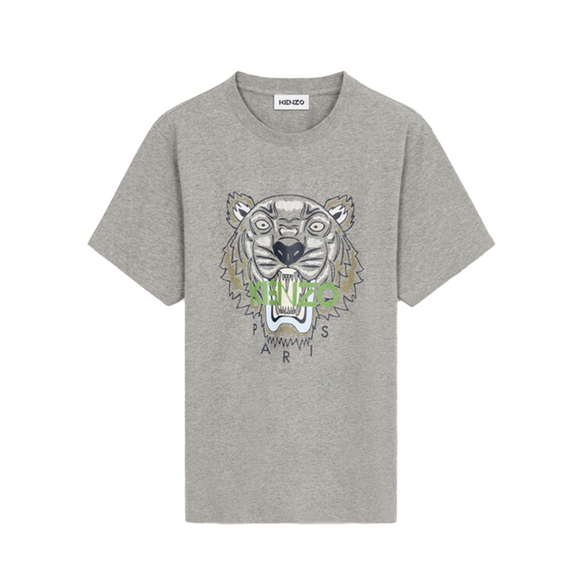 Printed Tiger T-Shirt/Grey