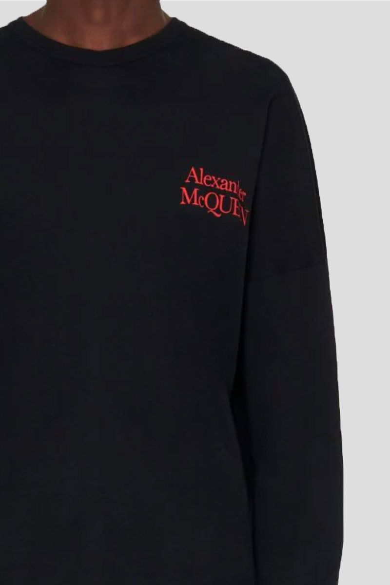Logo-Print Long-Sleeved Sweatshirt