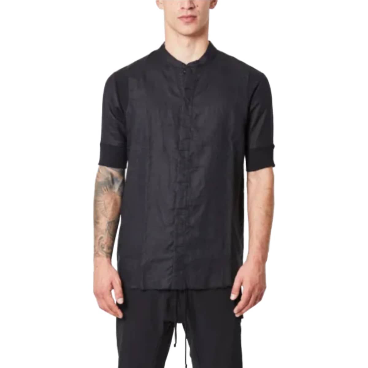 Linen Black Shirt