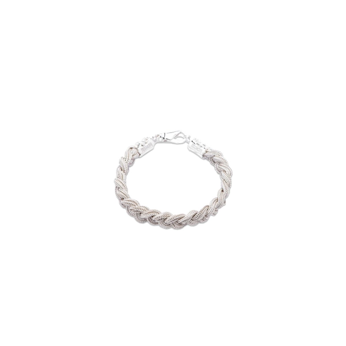 Silver Braided Bracelet