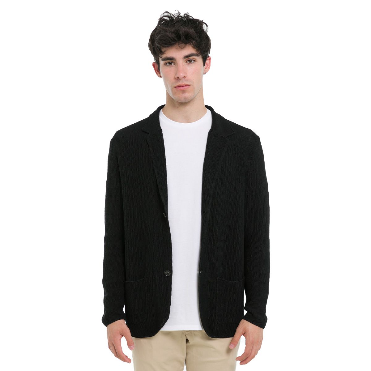 Night Black Fitted Jacket