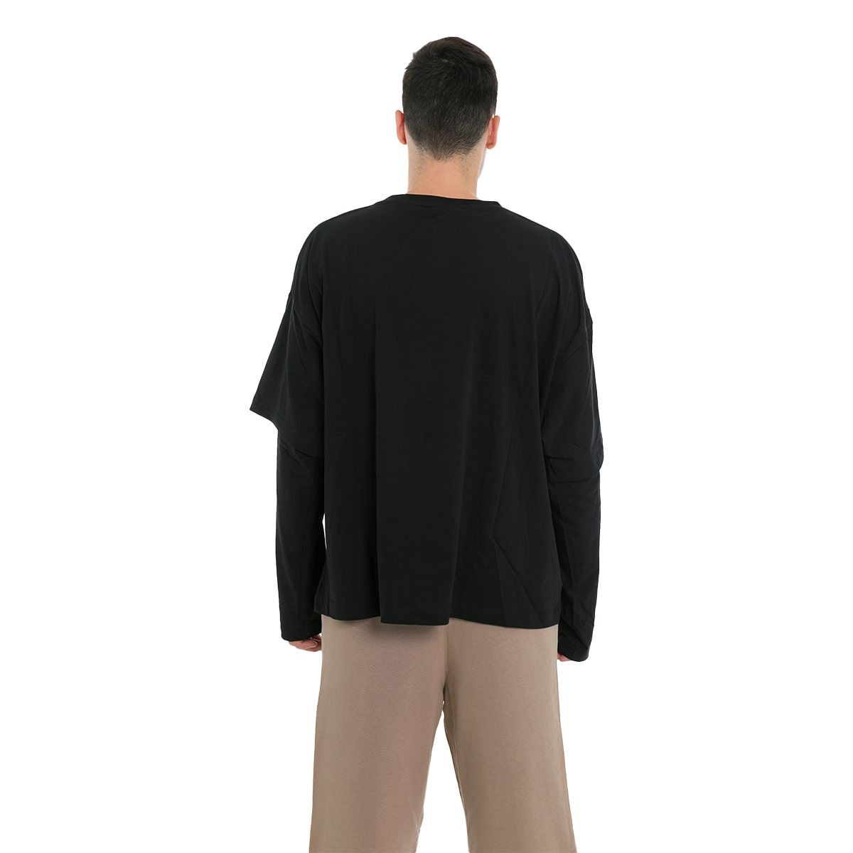 Bear Long Sleeve Black T-Shirt