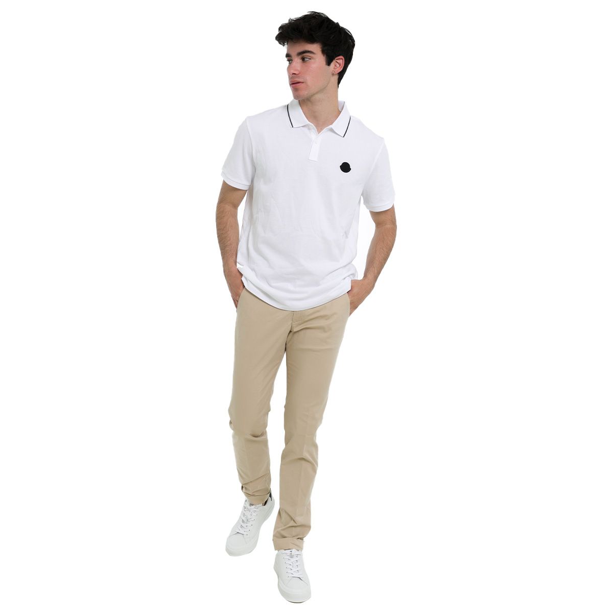 White Maglia Polo Shirt