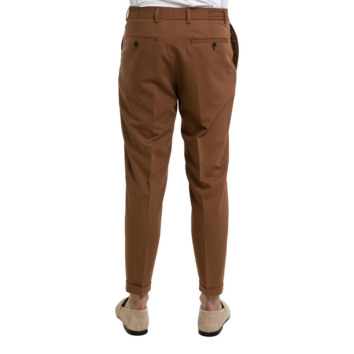 Slim Fit Chino Trousers/Brown
