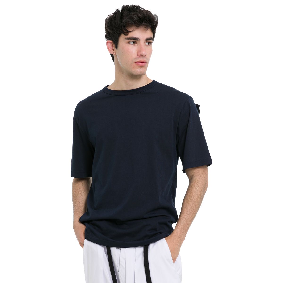 Navy Blue Basic T-Shirt