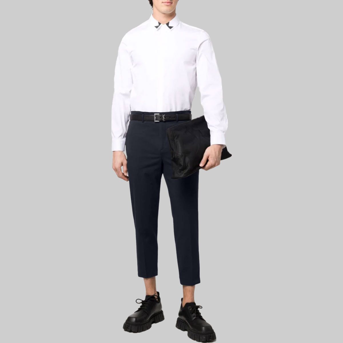 Skinny-Fit Cargo Trousers Regular Length