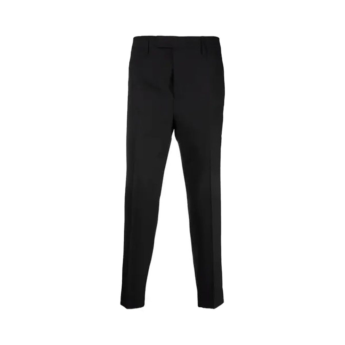 Buckled Cuff Tapered Trousers /Black