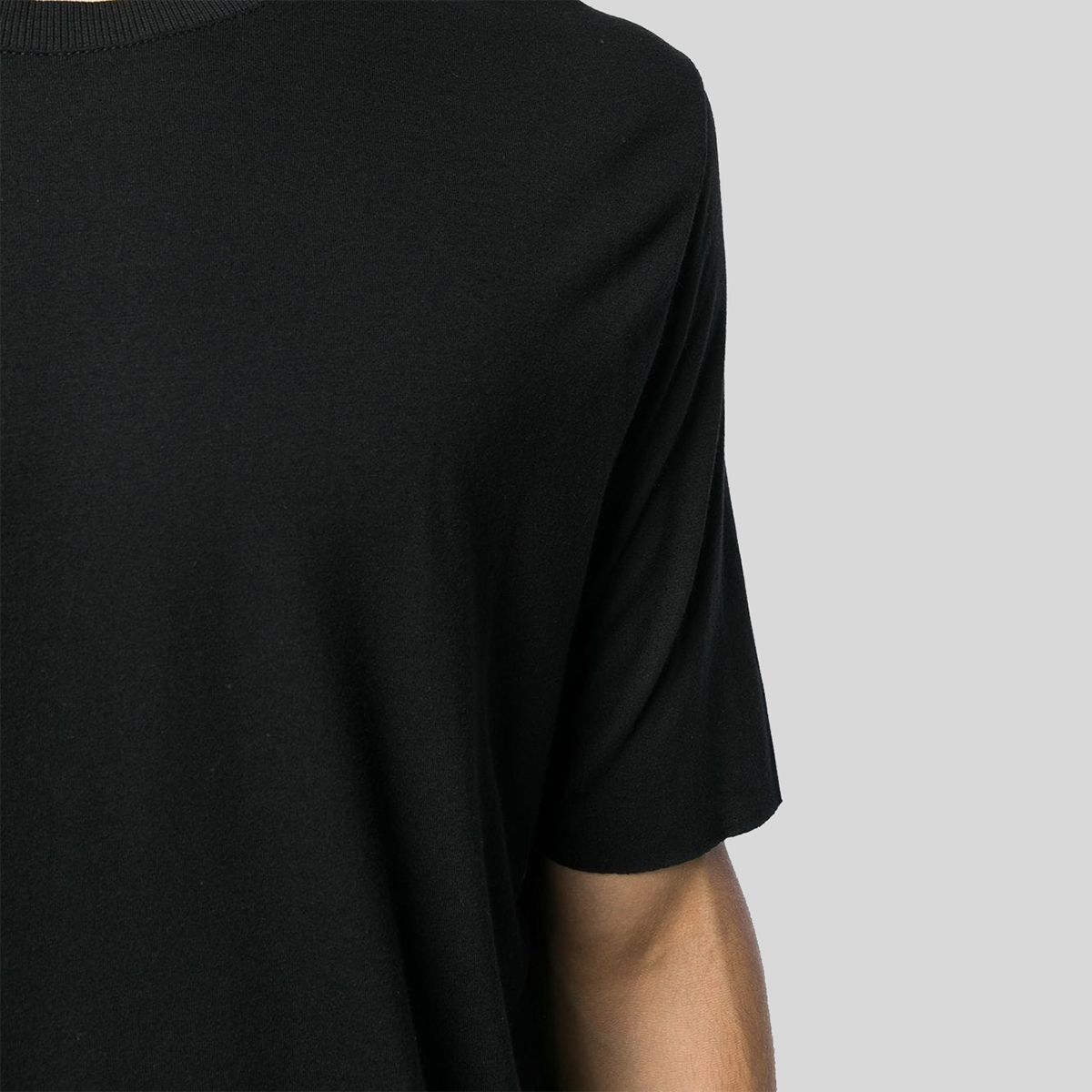 Black Oversized Long T-shirt