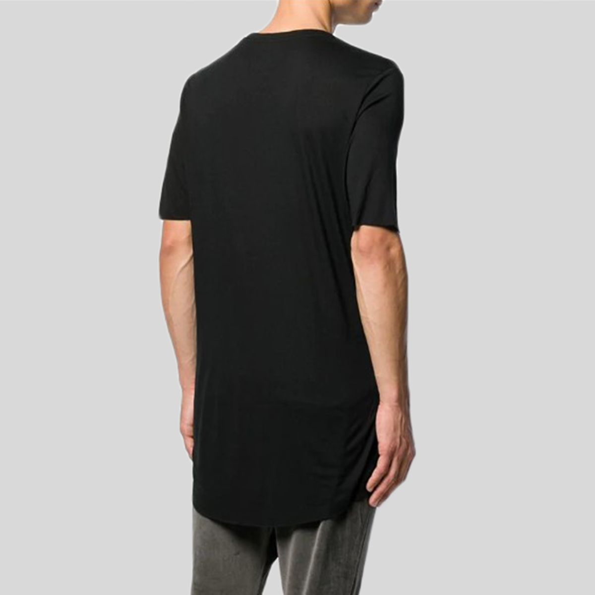 Black Oversized Long T-shirt