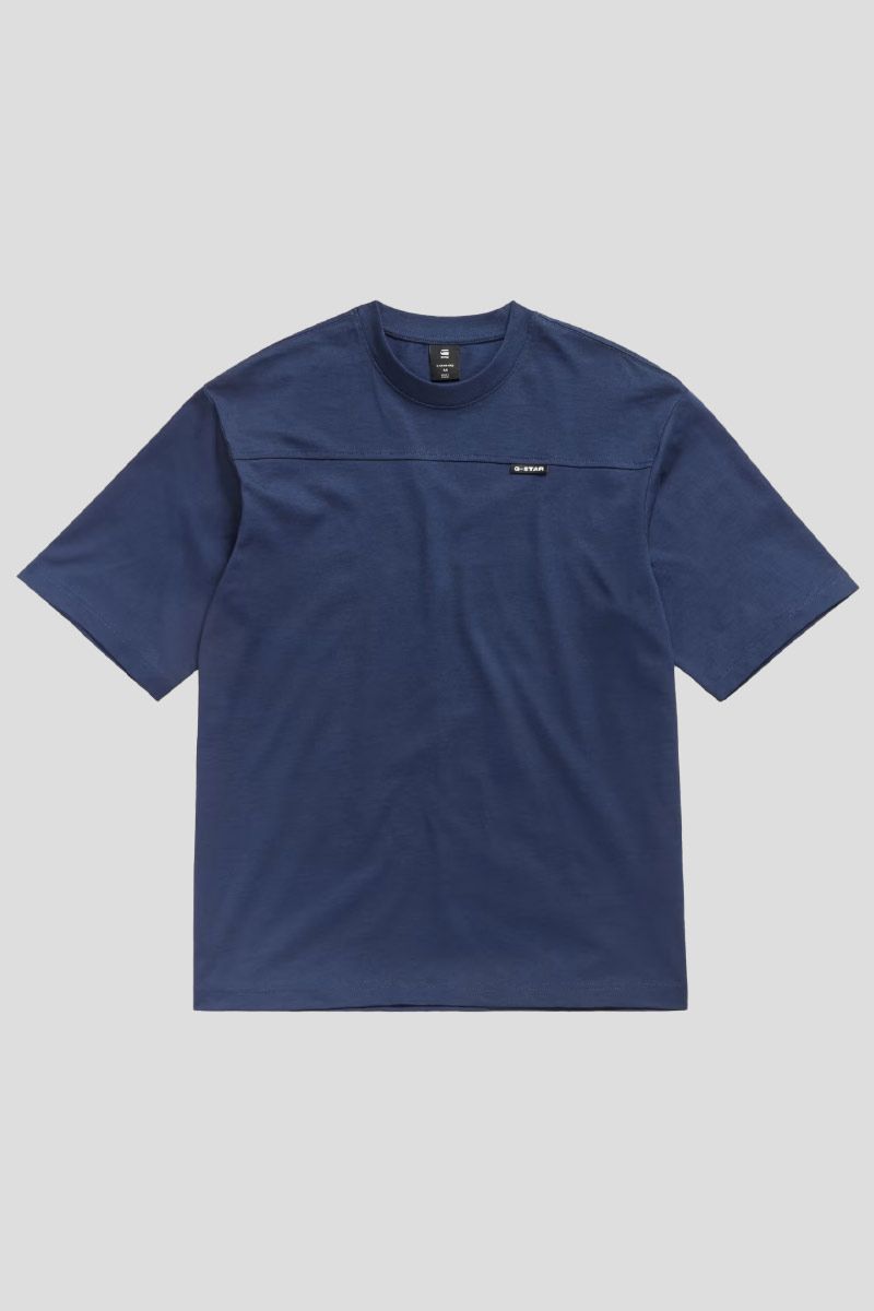 Oversized T-Shirt Boxy Base 2.0 In Blue
