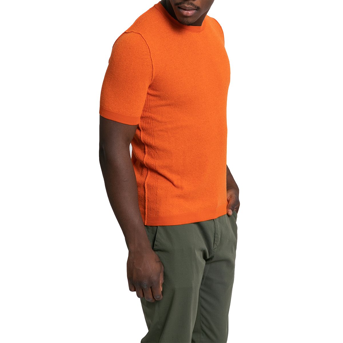 Orange Short-Sleeved Jumper