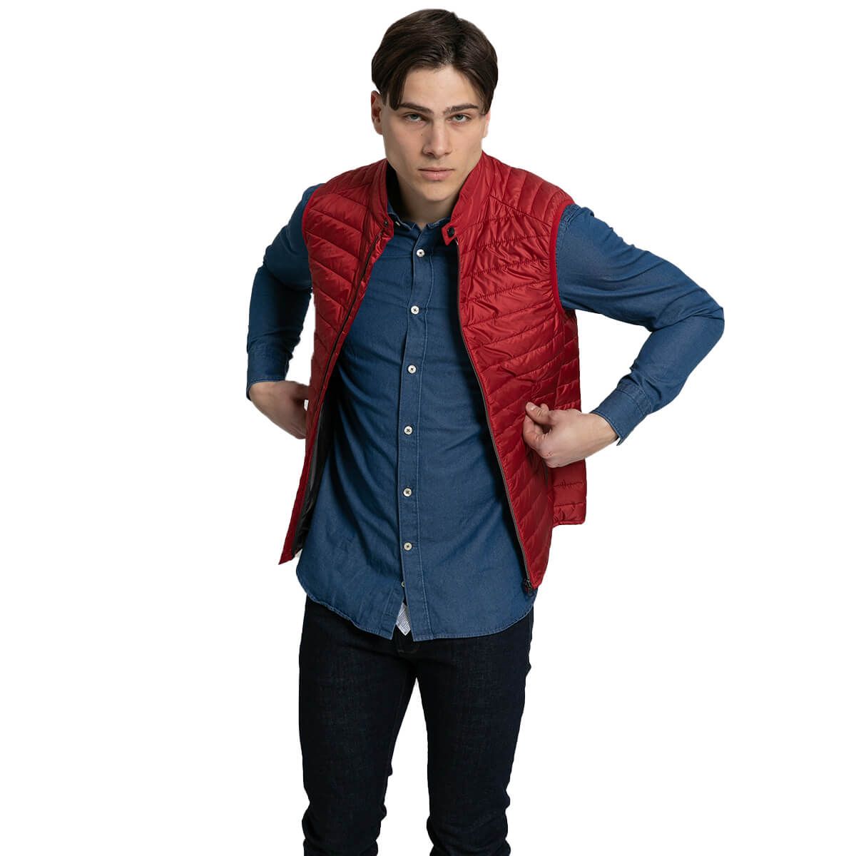 Puffer Gilet/Red