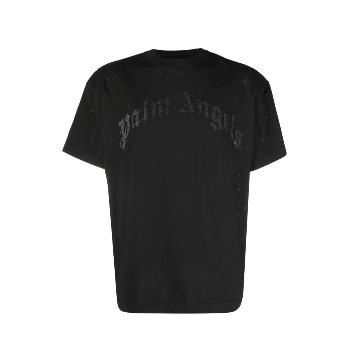 Glittered Logo Black T-Shirt