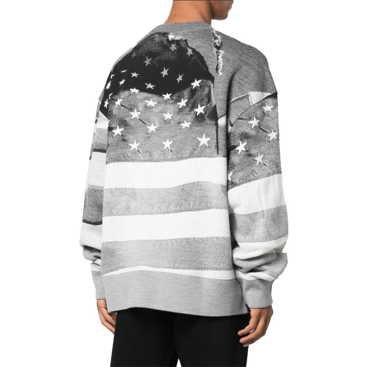 Stars And Stripes Print Sweatshirt