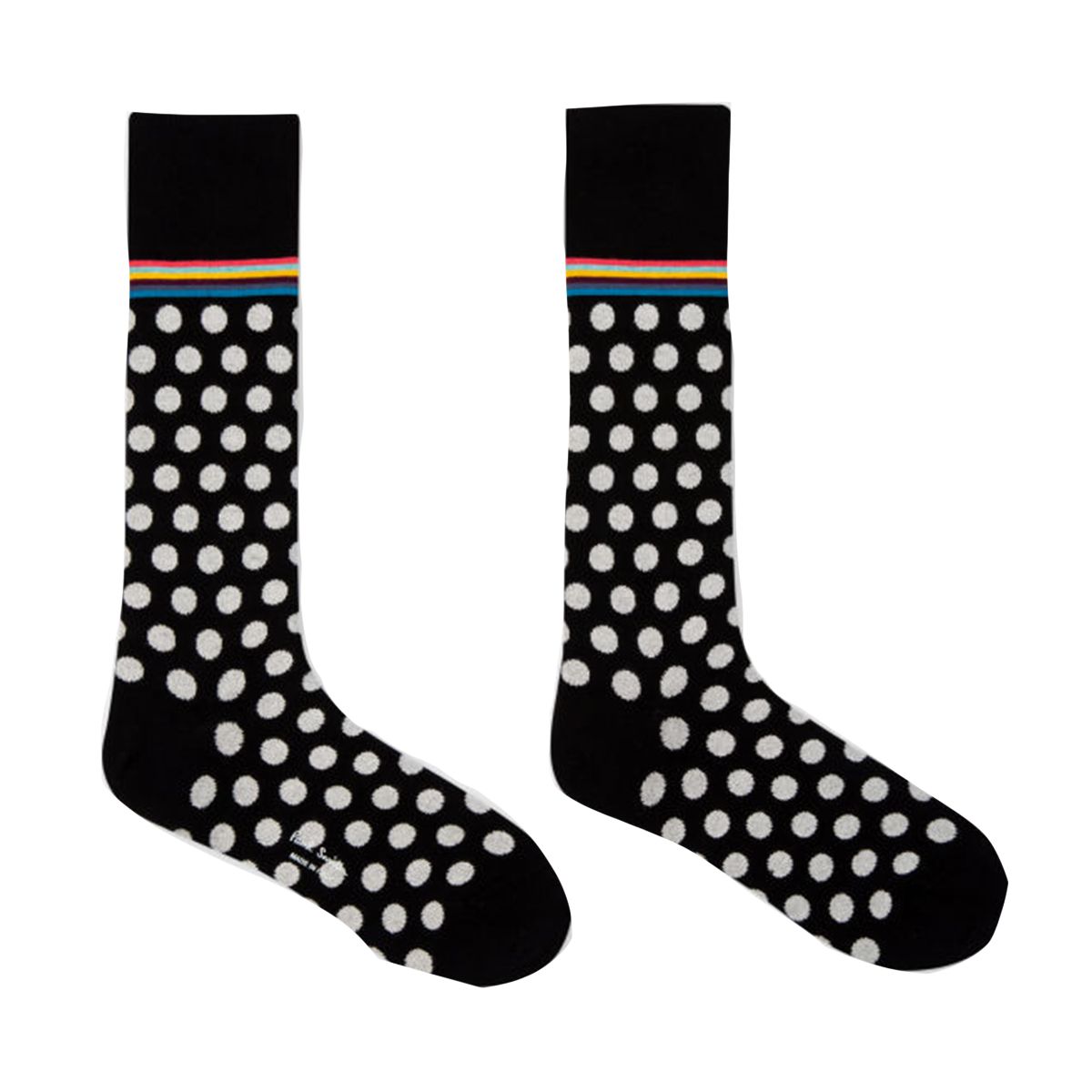 Polka Dot Stripe Socks Two Pack