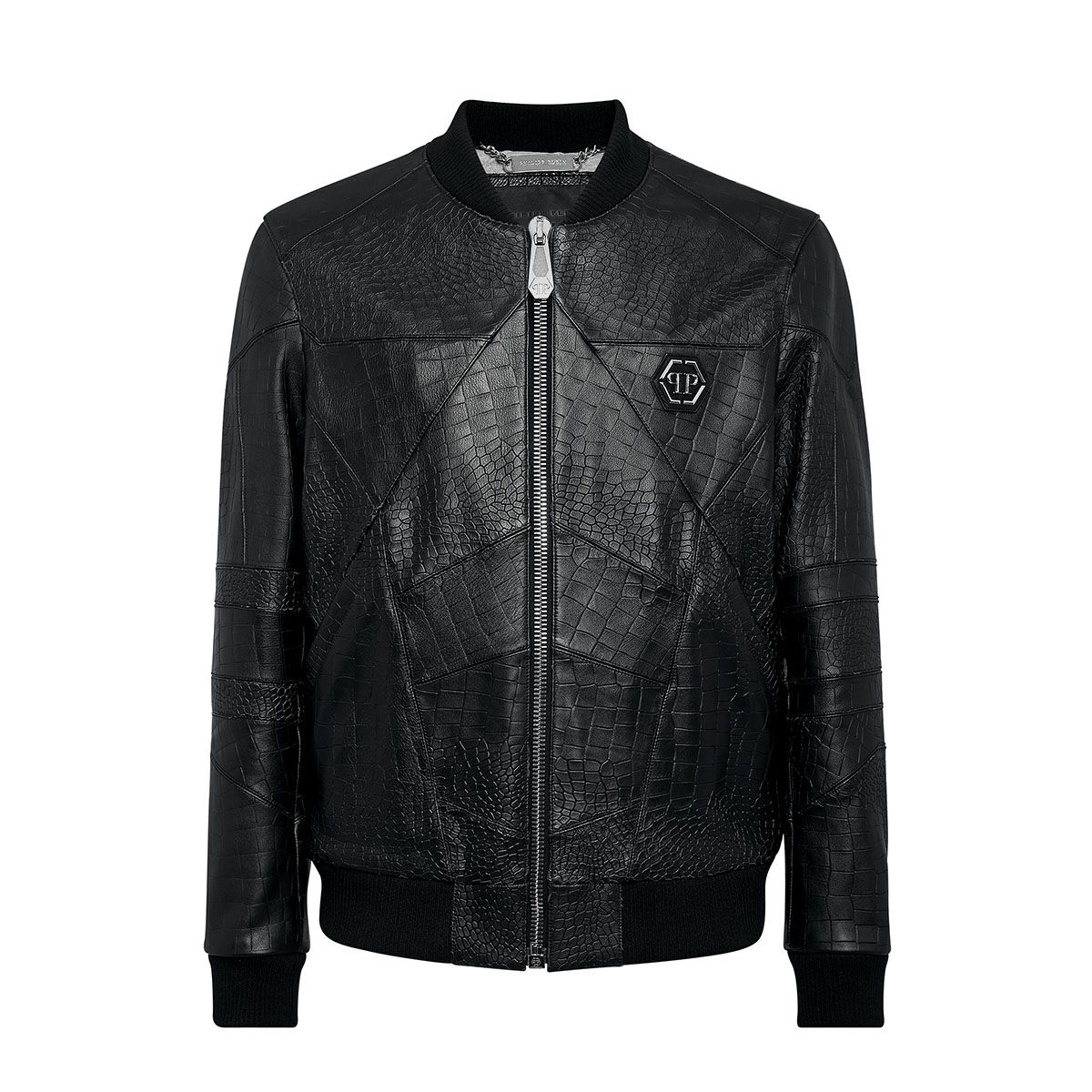 Cocco Print Leather Jacket