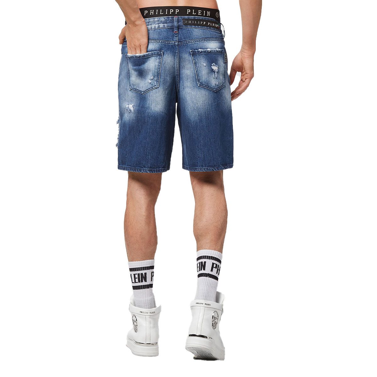 Denim Capri Shorts