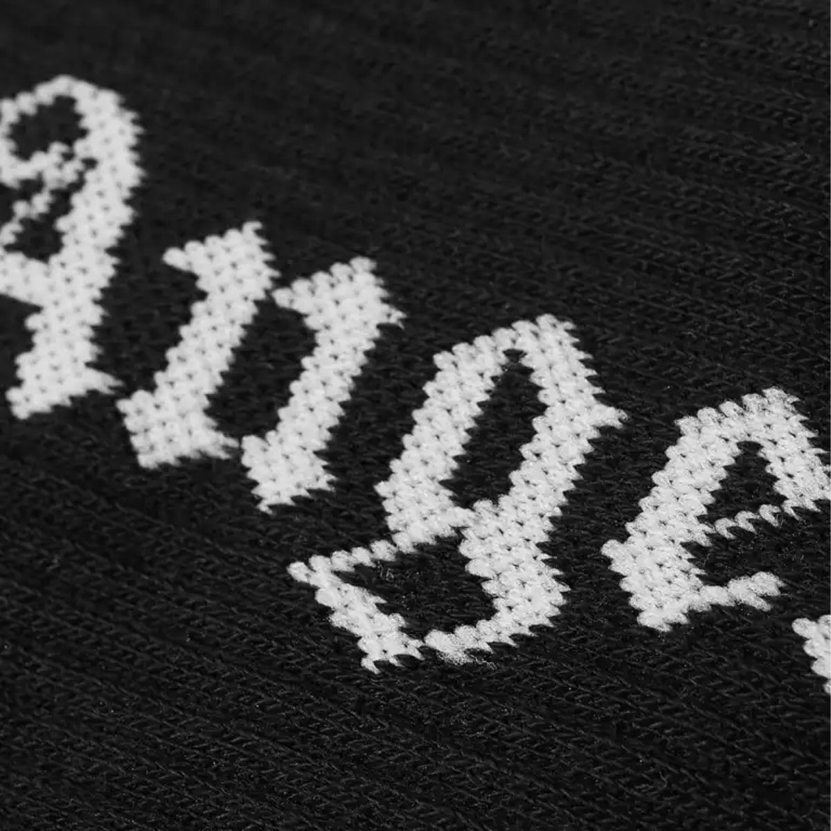 Printed Logo Socks In Black