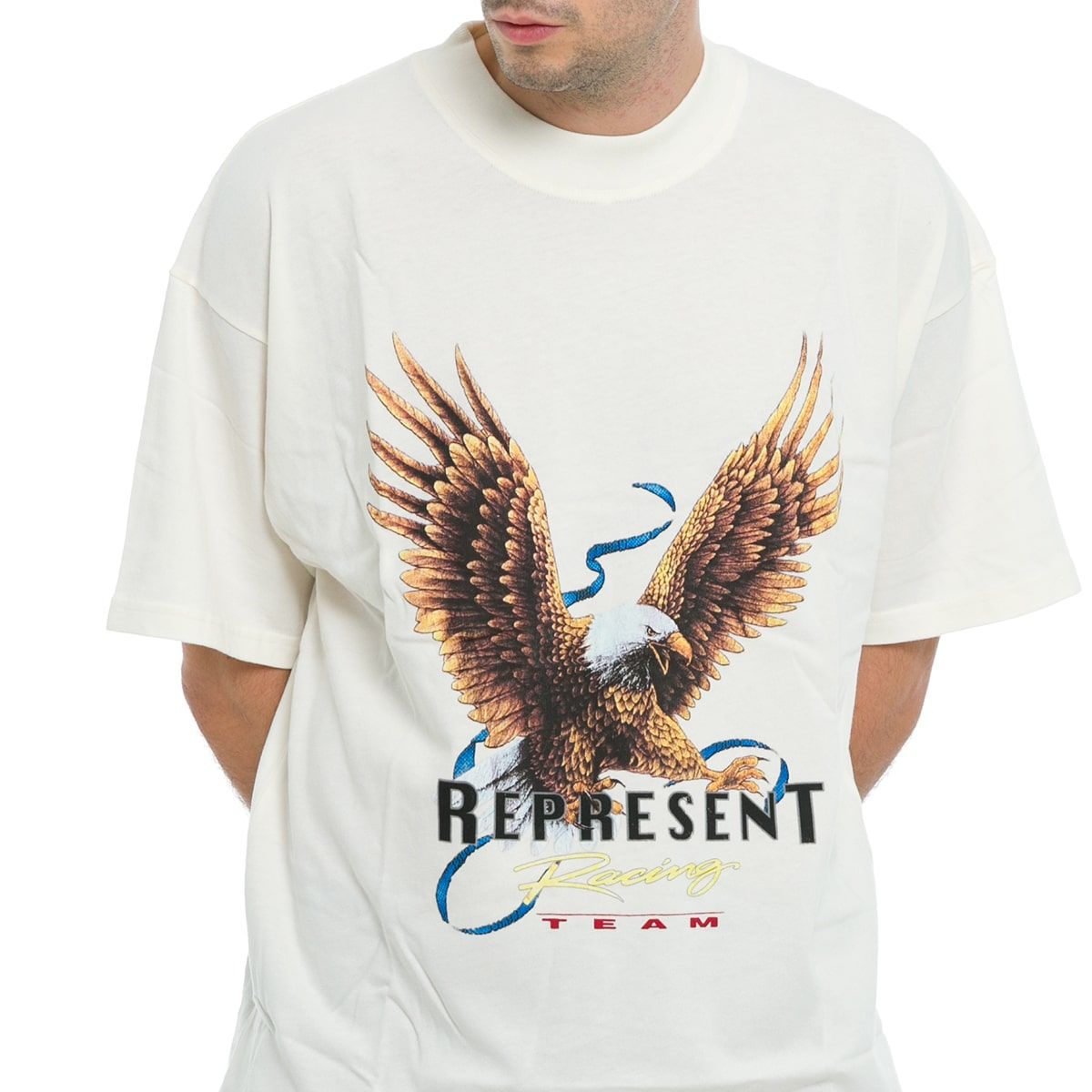 Racing Team Eagle Tee In White