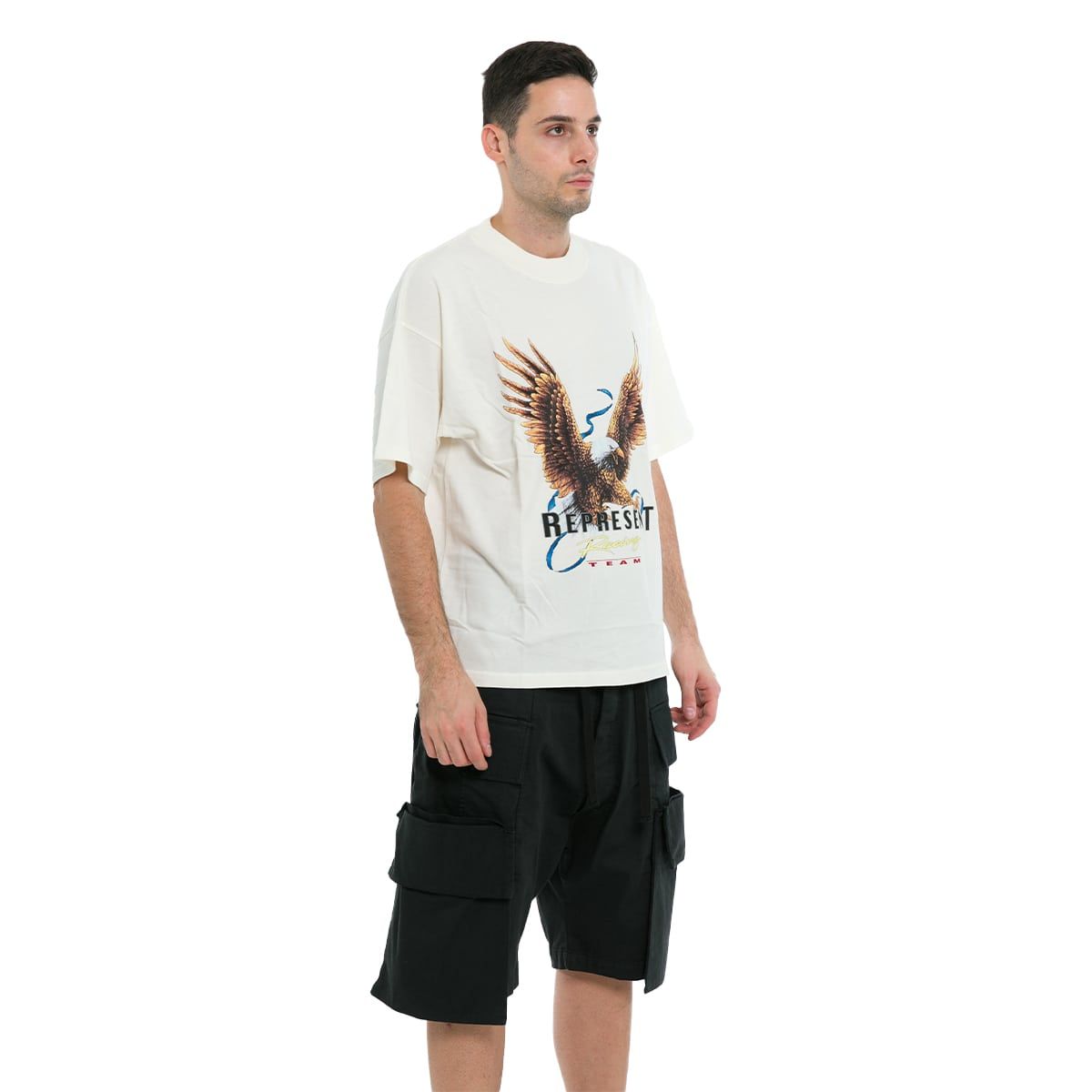 Racing Team Eagle Tee In White