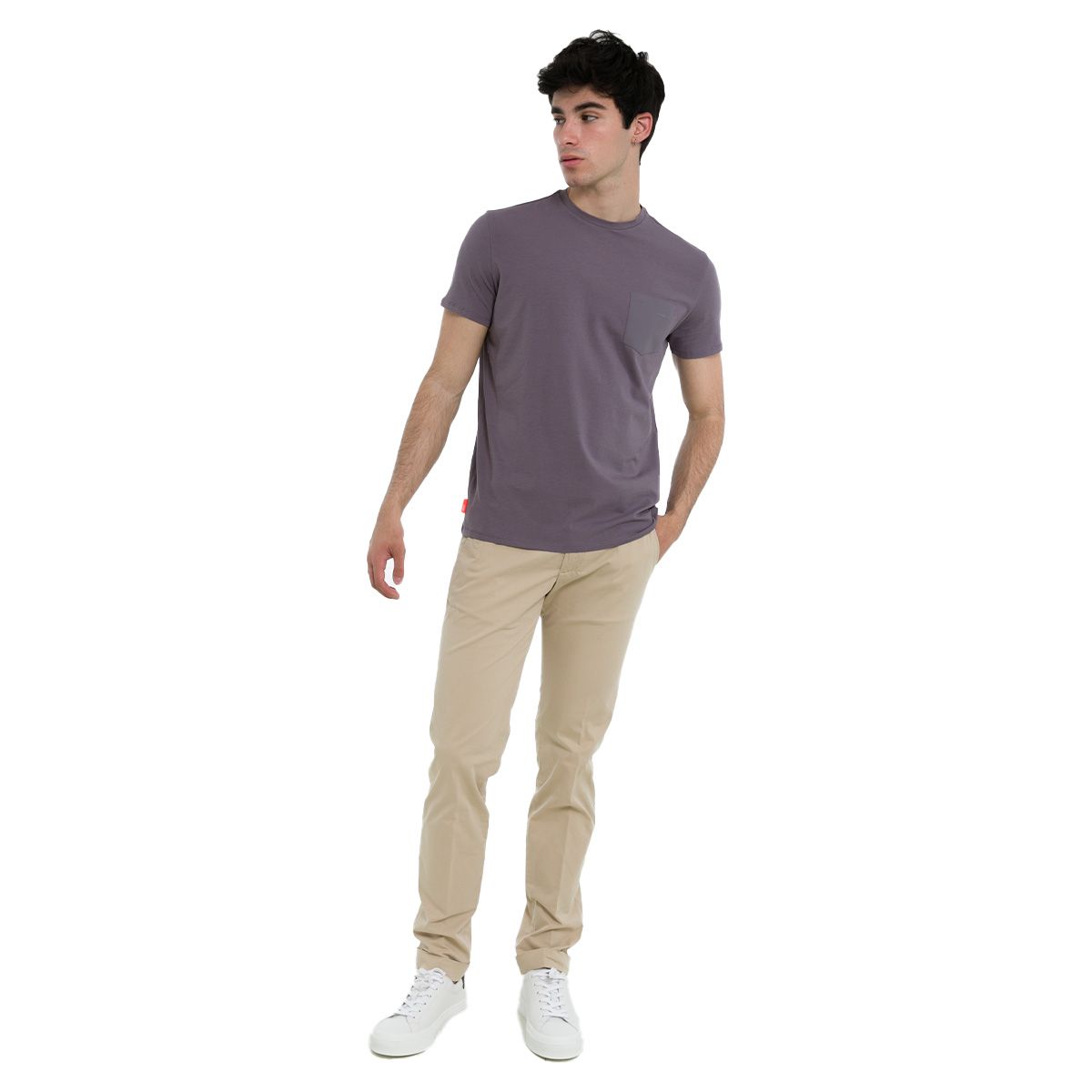 Chest Pocket T-Shirt/Purple