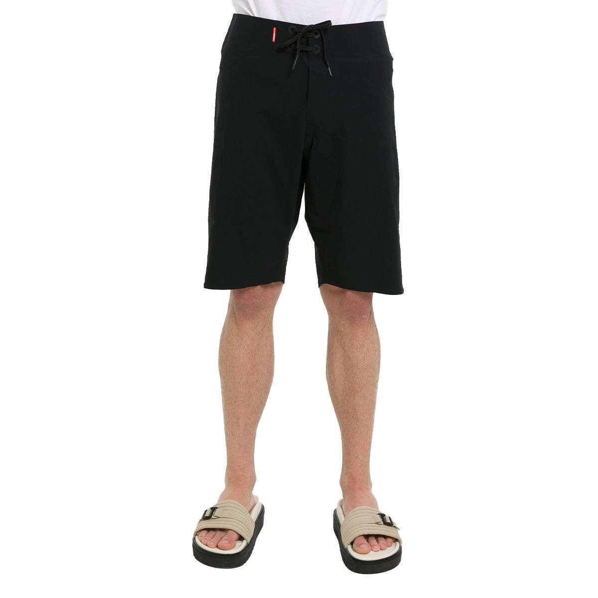Black Knee-Length Bermuda Shorts
