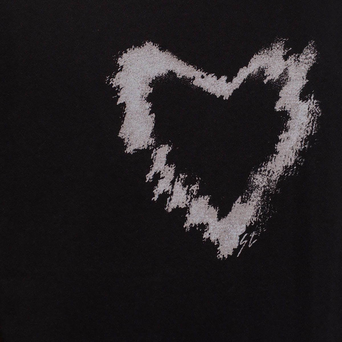 Abstract Heart Print T-Shirt