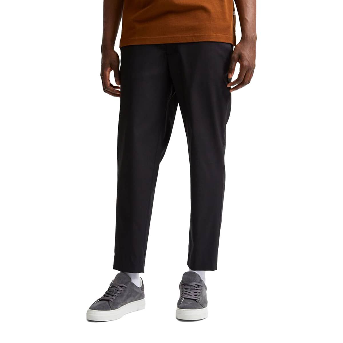 Black Ankle Performancce Trousers
