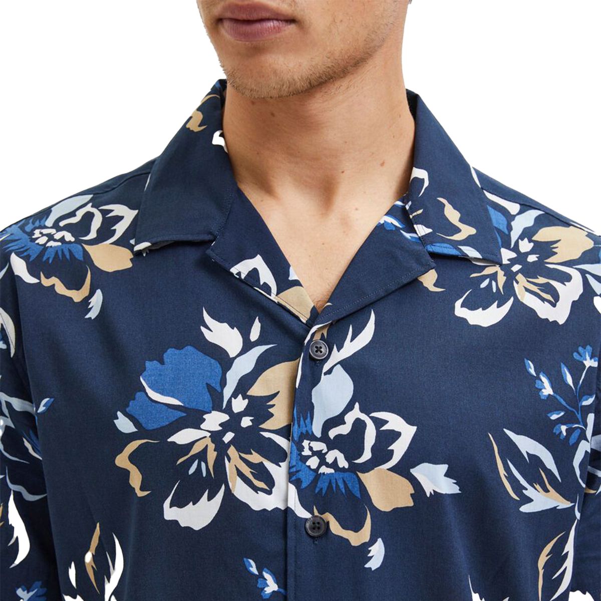 Floral Shirt In Blue