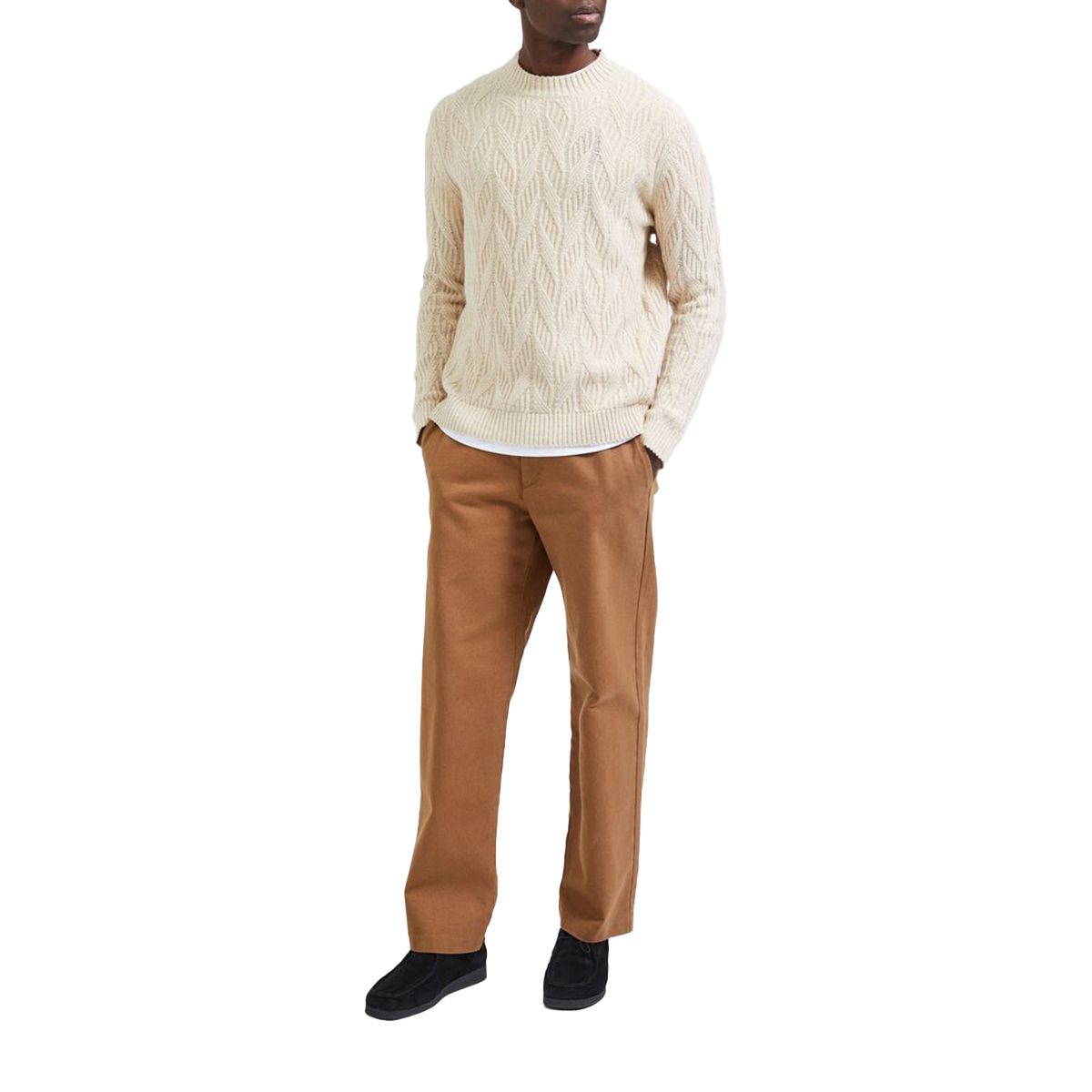 Cable Knit Knitted Pullover