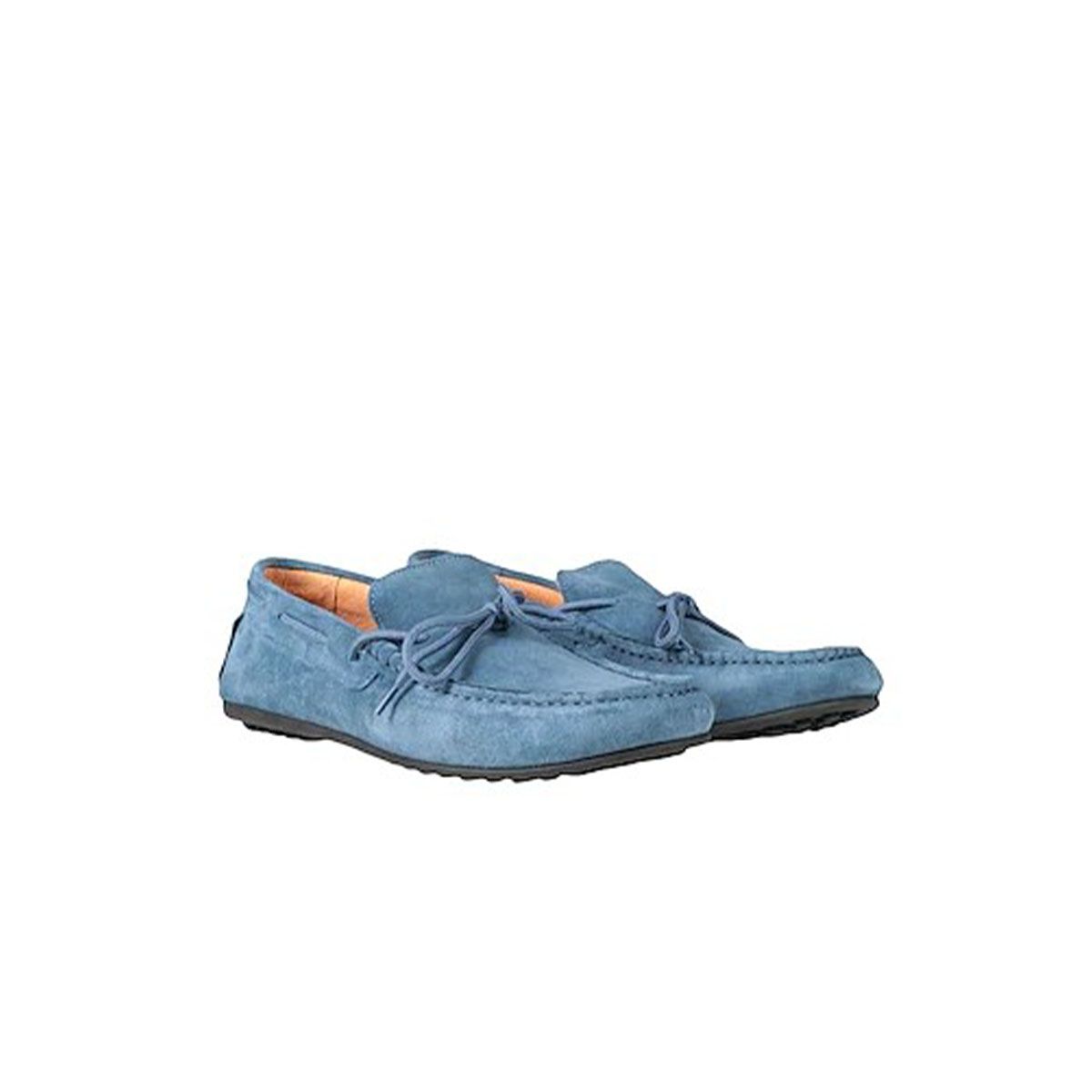 Blue Suede Loafers