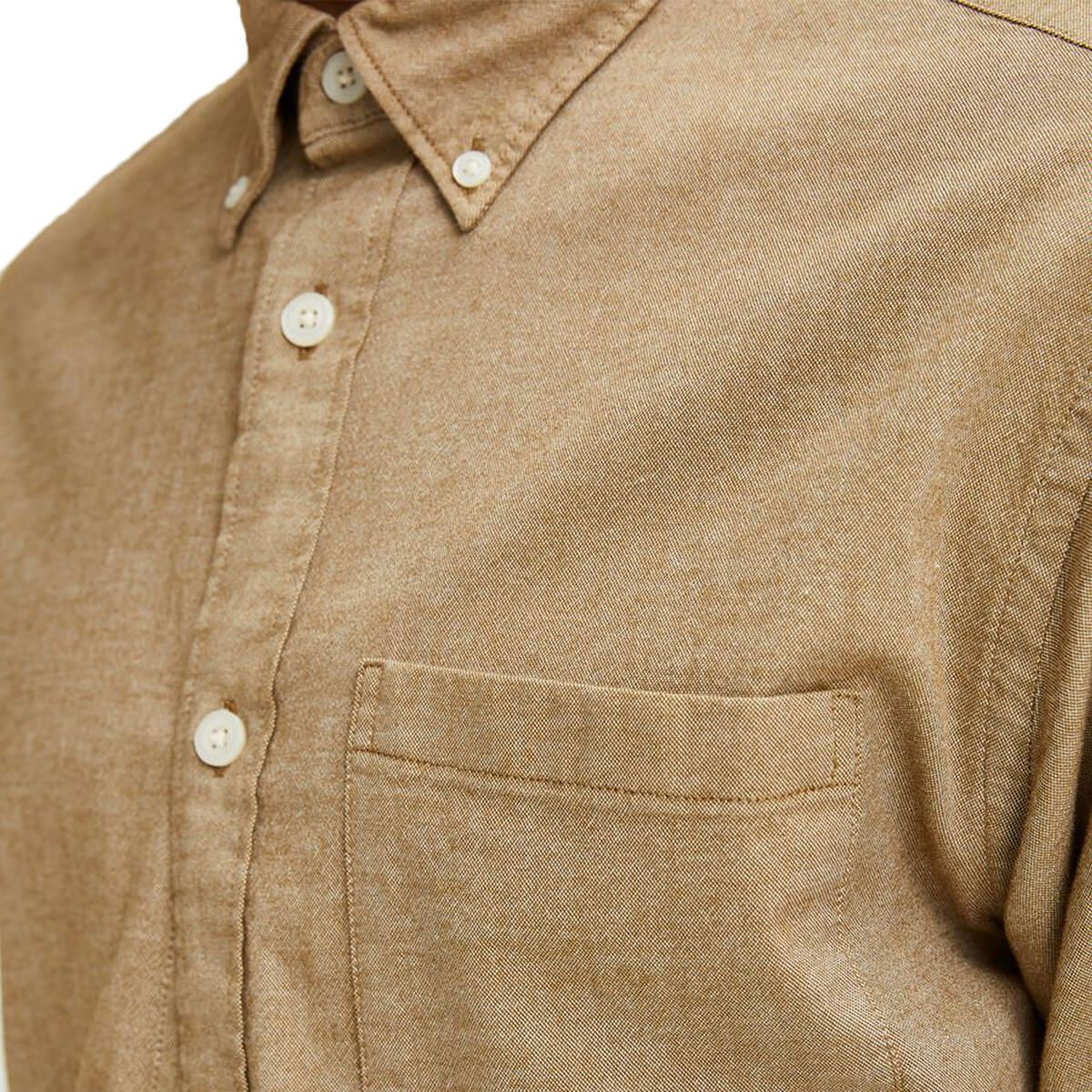 Patch-Pocket Shirt/Beige