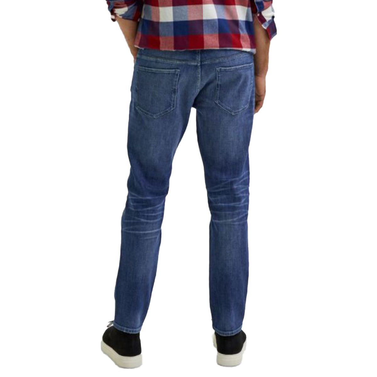 Slim-Fit Medium Blue Denim Jeans
