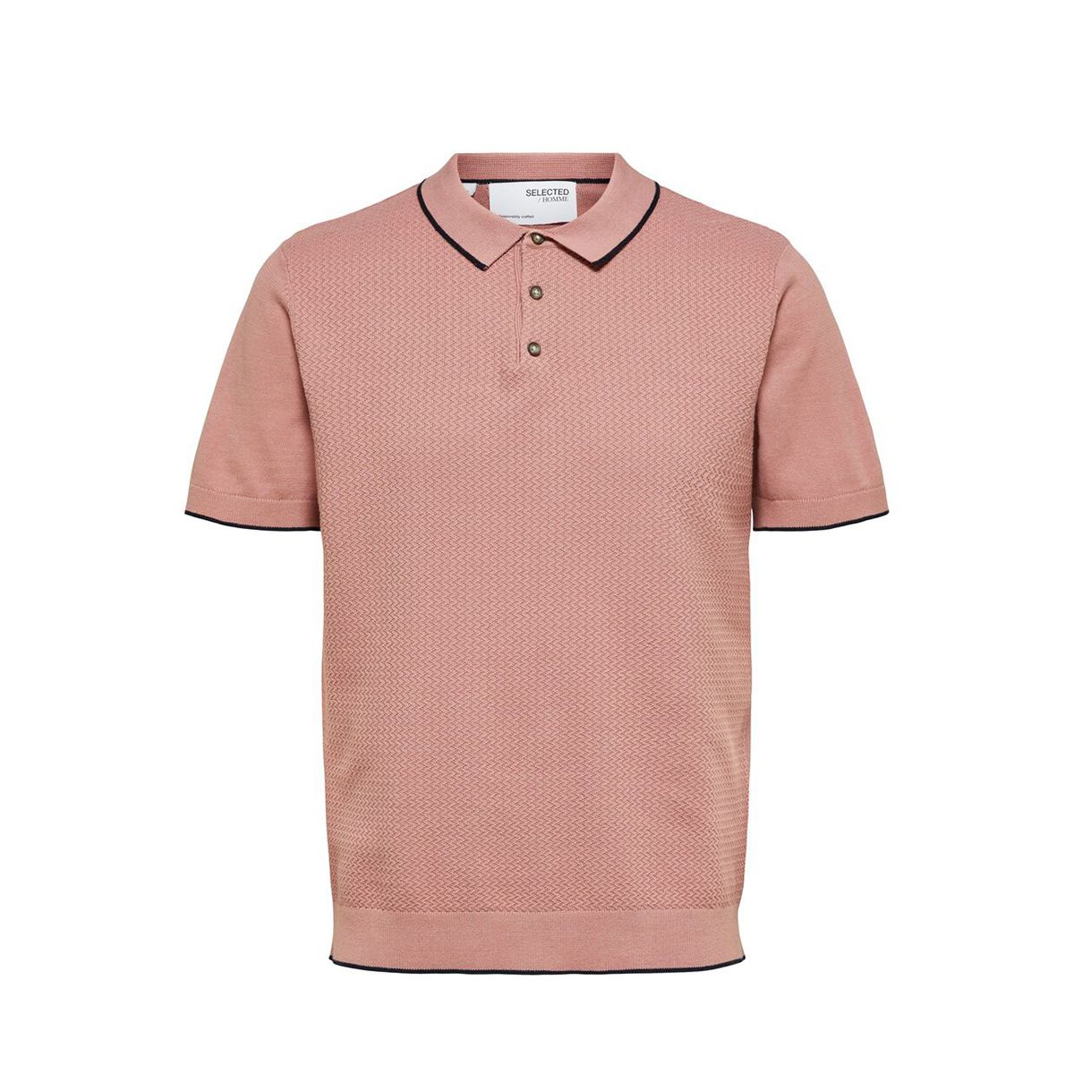 Ash Rose Knitted Polo Shirt