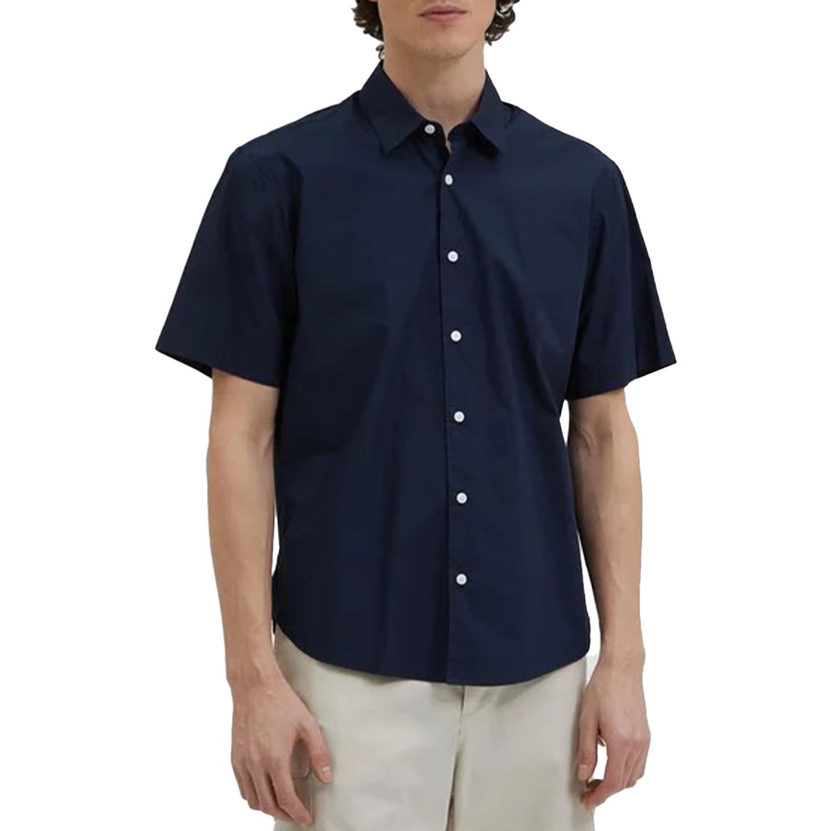 Navy Short Sleeved Shirt