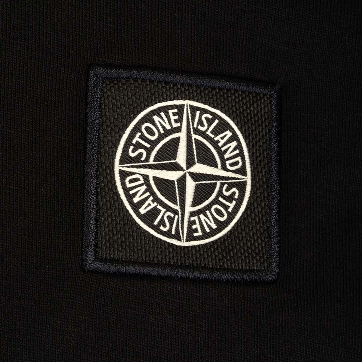 Logo Patch Crewneck T-Shirt/Black