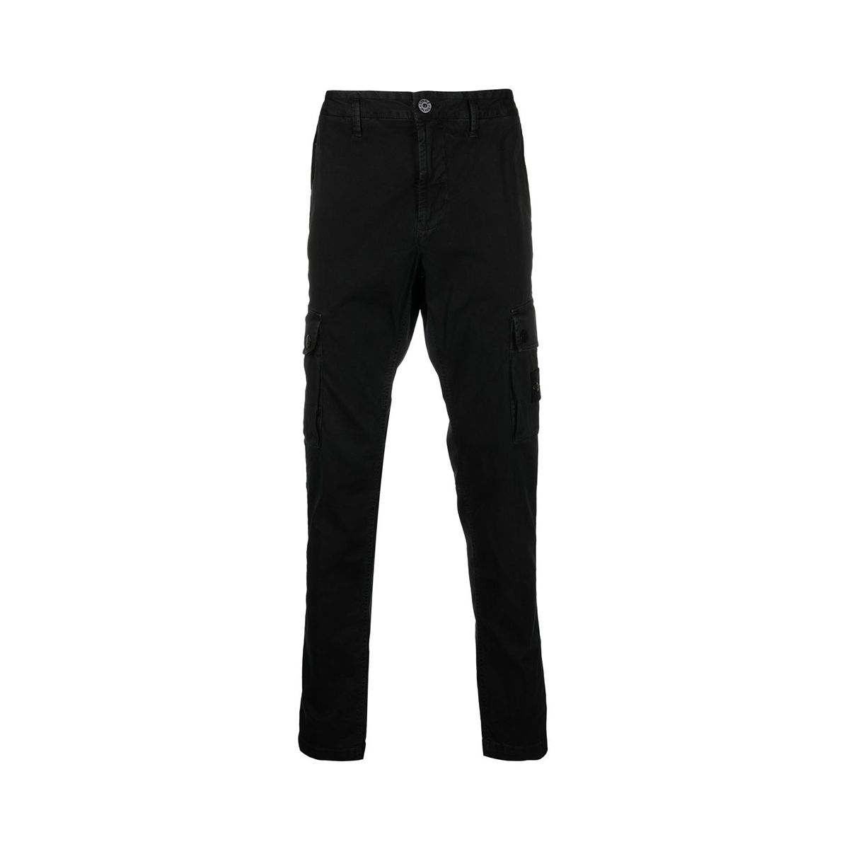 Compass Patch Cargo Trousers/Black